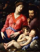Agnolo Bronzino The Panciatichi Holy Family oil painting on canvas